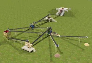 200TPH Sand-making Washing Plant