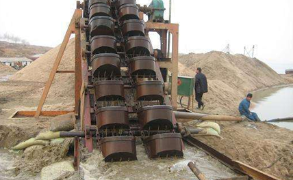 bucket sand washer machine