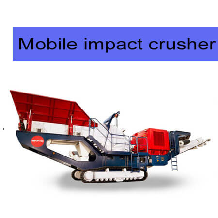 mobile crawler impact crusher