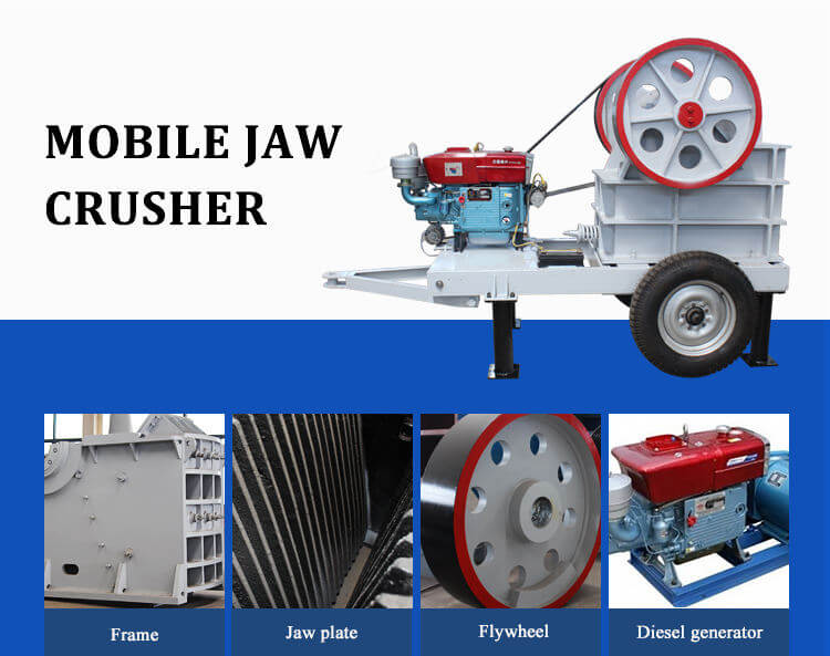 diesel mobiel jaw crusher
