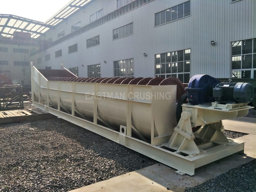 sprial sand washing machine in our factory