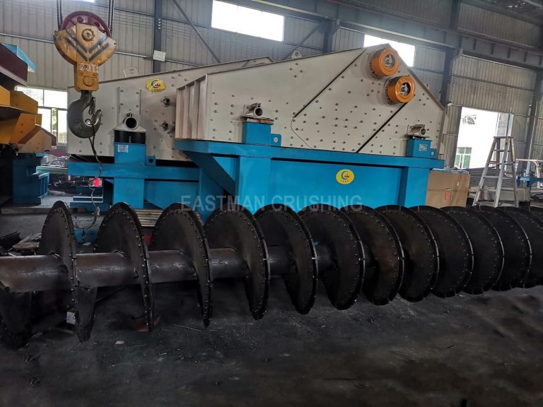 sprial sand washing machine in our factory