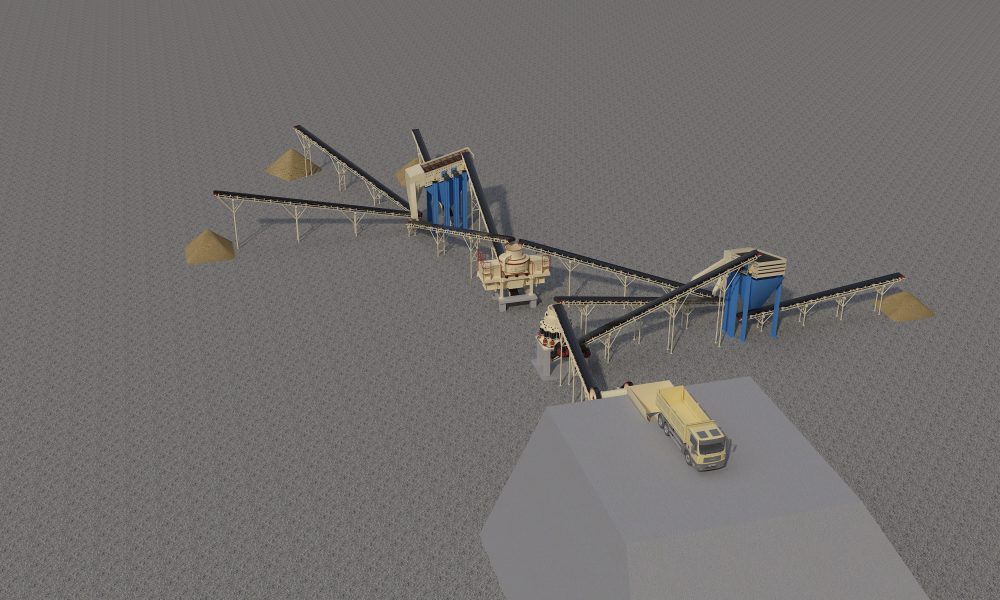 200TPH Aggregate Making Plant in Ghana