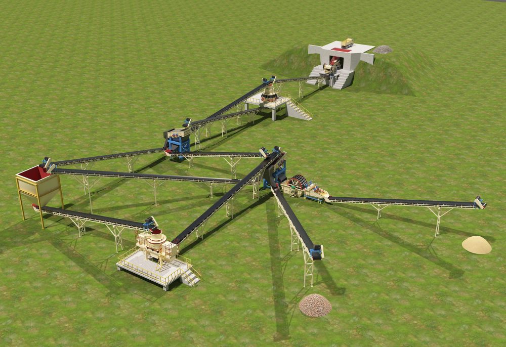 200TPH Sand-making Washing Plant