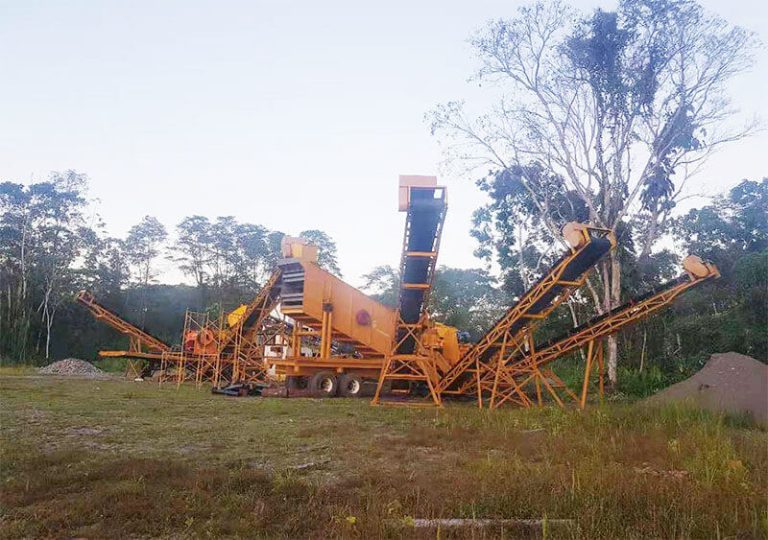 Zeolite sand making plant