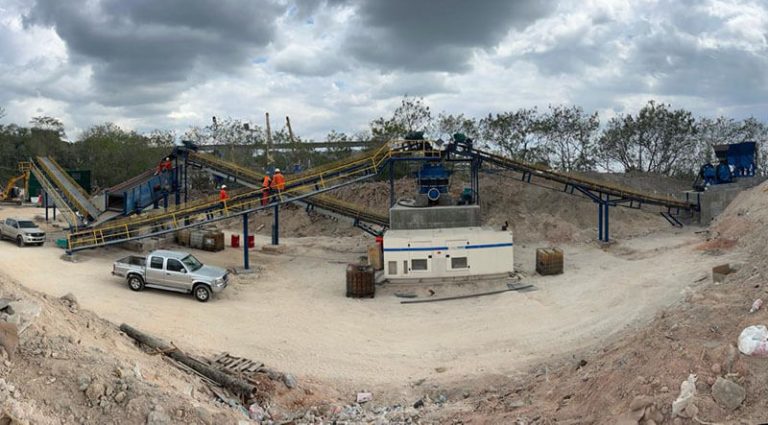 Fluorite Sand process