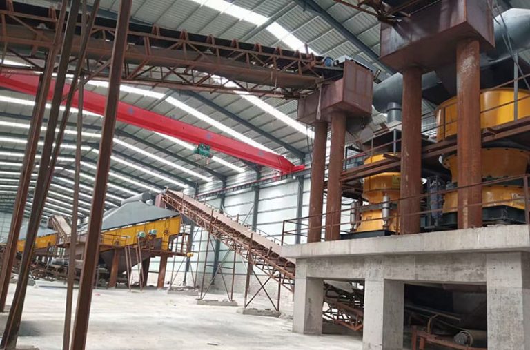 Rhyolite sand making plant