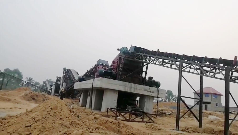 Gabbro sand processing plant