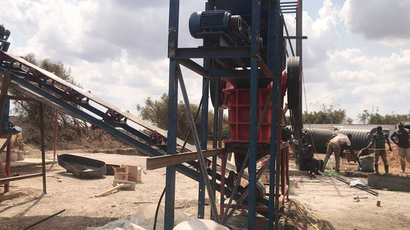 Jaw crusher for Feldspar Sand
