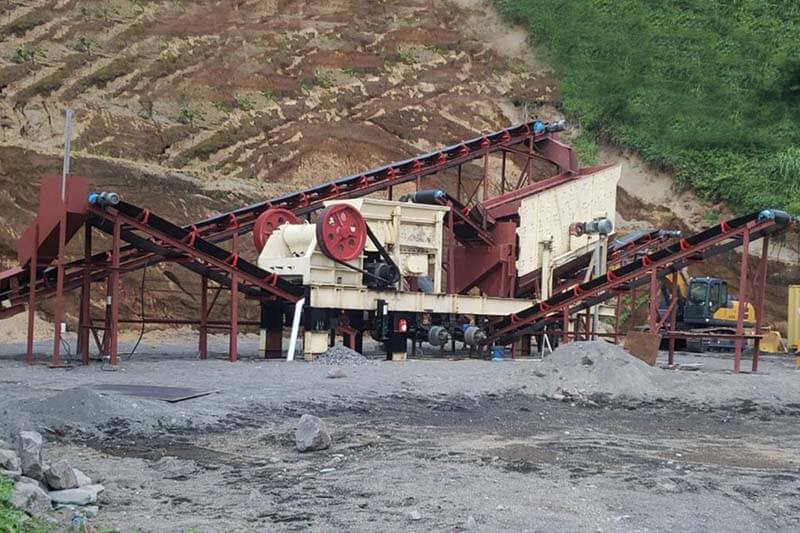 Mobile Quartz Jaw Crusher Plant