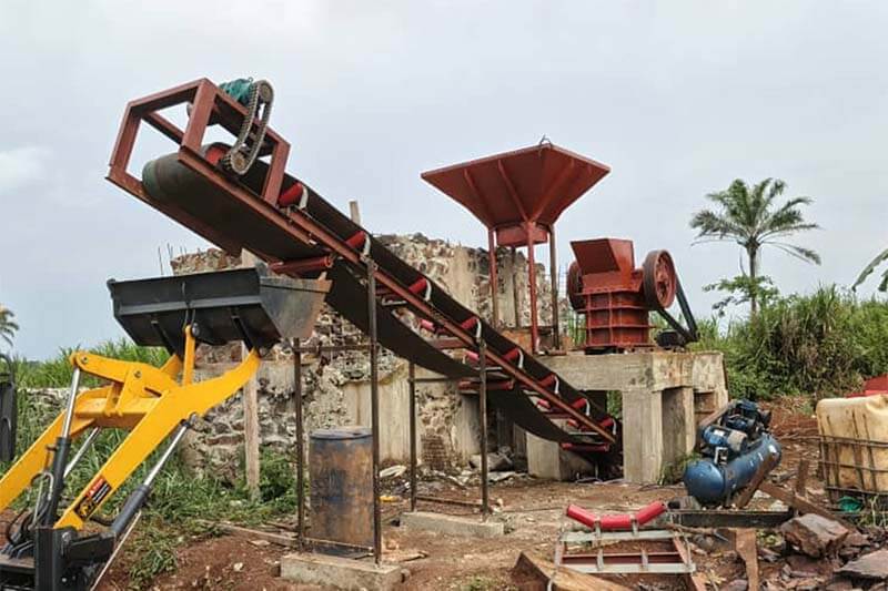 Limestone jaw crusher