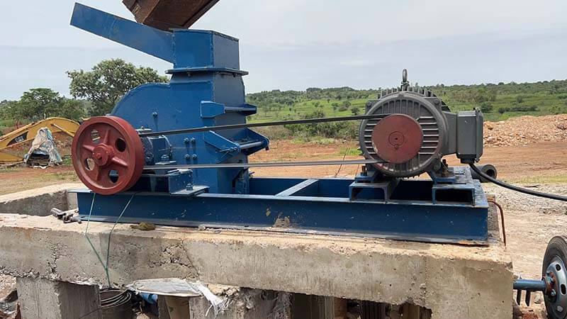 Rock gold ore crusher hammer crusher