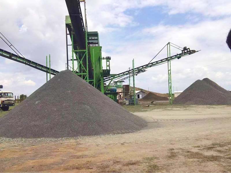 Granite sand crushing plant