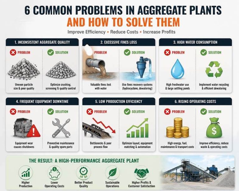 6 problems in Aggregate plant and solutions