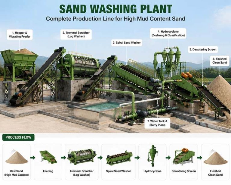 sand washing plant