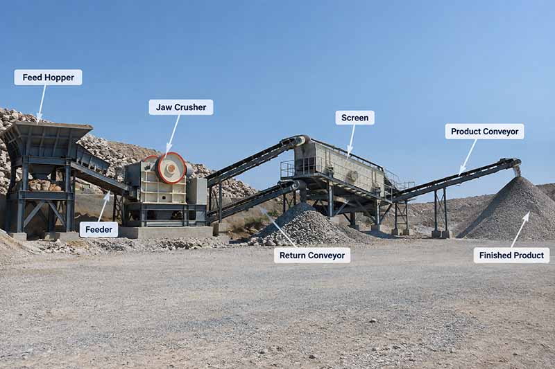 Reduce Recirculating Load in a Crushing Circuit