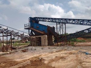 crushing plant vibrating screen for fines