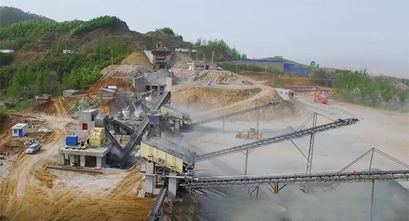 800tph basalt crushing plant