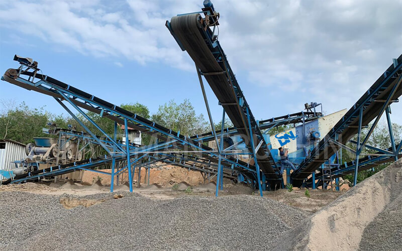 80tph granite crushing plant