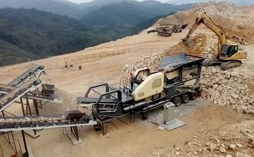 limestone mobile crusher