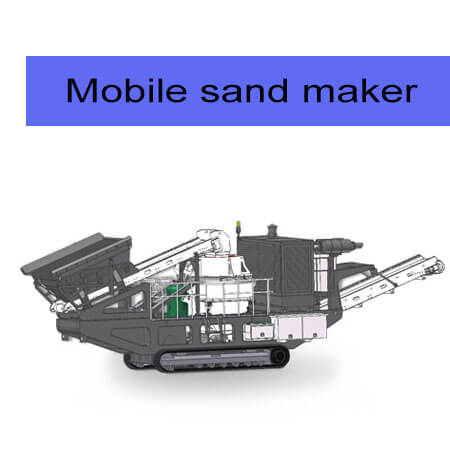 mobile crawler sand maker
