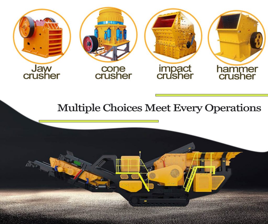 mobile crusher plant configuration