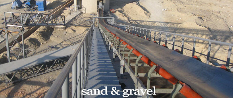 sand gravel conveyor belt