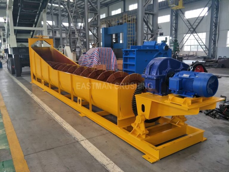 sprial sand washing machine in our factory